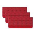 thumbnail image 1 of INSPIRE CHIC Rallonge de Soutien-Gorge pour Femmes 3 x 6 Crochets Brassière Bande pour les Yeux Bretelle Rouge-1 3 Rangées 6 Crochets 3 Pcs Rouge, 1 of 5