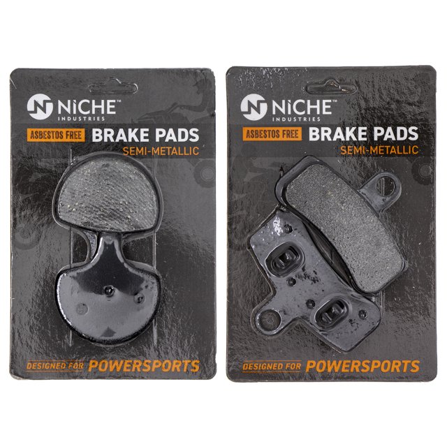 Niche Semi-Metallic Brake Pad Set for Harley-Davidson Cross Bones Motorcycle MK1002608