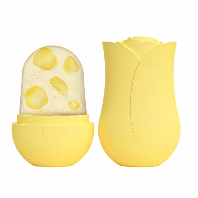 Rose Face Ice Lattice Beauty Products Face Ice Massage Roller Capsule Face Ice