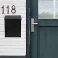 thumbnail image 2 of Letter Mail Post Box Hanging Mailbox Letter Box Outdoor Mailbox Wall Mount Mailbox, 2 of 9