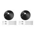 thumbnail image 4 of bedienty Mangeoire pour Animaux en Plastique, Protection Extérieure Réutilisable pour l'Alimentation des Grains 12 Pouces 2Ensemble, 4 of 6