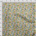 thumbnail image 4 of oneOone Cotton Poplin Yellow Fabric Floral Sewing Craft Projects Fabric Prints By Yard 56 Inch Wide, 4 of 4