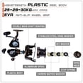 thumbnail image 3 of Strong Metal Spinning Reel 14+1 Max Drag 26-30kg Ship Carp Fishing ,Rigid Aluminum Skeletal Frame, 3 of 6