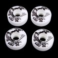 thumbnail image 2 of 4Pcs de Haute Qualité 4Pcs / Set 52x30mm Roues de Skate Durable PU Roues - Blanc, 2 of 8