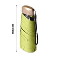 thumbnail image 2 of TIELUTT Portable Mini Travel Sun Rain Beach Windproof Small Compact Lightweight Folding For Kids Umbrella Reverse Close Folding Umbrellas Umbrella Rack Large Clear Umbrella for Two People Umbrella, 2 of 5