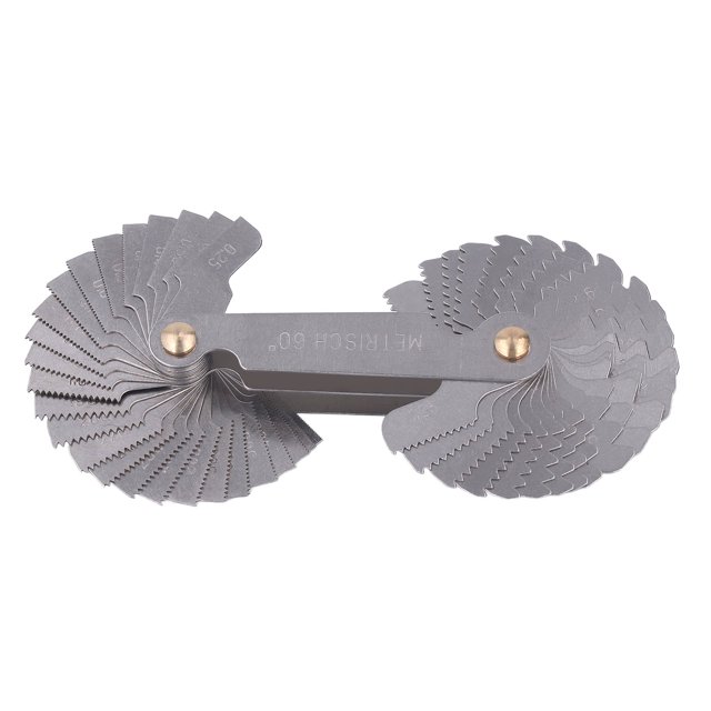 Metric Imperial Thread Gauge, 55 Degree Metric 60 Degree Thread Strong Metric Imperial Screw Gauge Versatile For Measurement