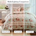 thumbnail image 2 of Ensemble de Courtepointe Rose Antique Bleu 2 Pcs Twin/TG, 2 of 9
