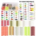 thumbnail image 1 of 190 Pieces Ice Fishing Jigs Ice Fishing Lures Ice Fishing for Beginners, 1 of 8