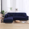 thumbnail image 4 of Sumhomie Stretch Washable Couch Slipcovers for Sectional Sofa L-shape Corner, 4 of 4