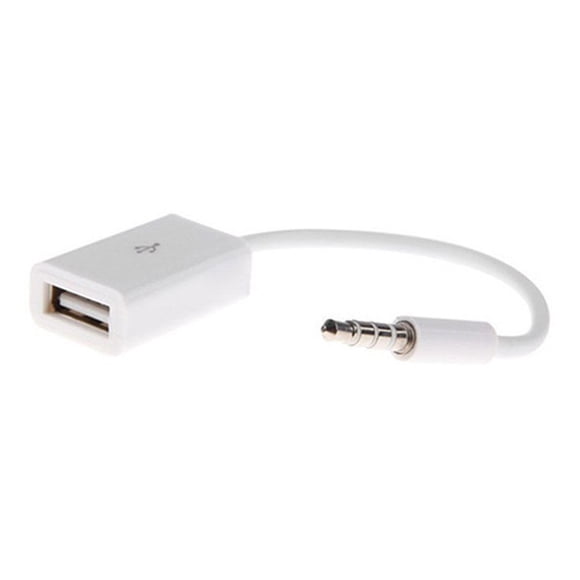Car Audio Cable USB to 3.55mm U Disk CD Player Converter Wire Line Cord Portable Hotel Electric Equipment Conversion Connector