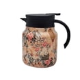 thumbnail image 1 of Binwennn Matriarch Cups Vintage Floral Pattern Tea 2025 New Tea Pot Tea Built In Infuser 35 Oz Stainless Steel Floral Pattern Tea Pot Tea With Infuser Long Insulation, 1 of 5