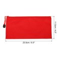 thumbnail image 2 of Unique Bargains Waterproof Zipper File Bags, A6 Document Holders for Office, Red 3 Pack, 2 of 6