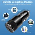 thumbnail image 3 of Fast Car Charger Adapters USB QC3.0 Type-C Quick Charging Lighter Cigarette, 3 of 8