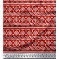 thumbnail image 1 of Soimoi Cotton Poplin Fabric Aztec African Print Fabric by Yard 56 Inch Wide, 1 of 3