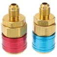 thumbnail image 1 of Miangastore 2 PCS R134a Quick Connectors Auto Car Air Conditioning Quick Coupler Adapter, 1 of 9