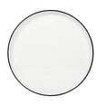 thumbnail image 2 of Mainstays Black rim 12-Piece Stoneware Dinnerware Set, 2 of 5