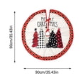 thumbnail image 2 of Pisexur Christmas Tree Skirt ,Many patterns 35.6"Christmas Tree Upholstered Bottom Cover, Suitable For Christmas Tree Decorations, Christmas Family Gathering Christmas Decorations Christmas Gifts, 2 of 5