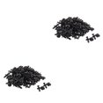 thumbnail image 3 of Redempat 120PCS 6mm Hole Dia Car Plastic Rivets Clip Fastener for Fender Bumper Push Pin M black M 2Set, 3 of 6