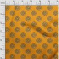 thumbnail image 2 of oneOone Silk Tabby Fabric Floral Block Print Fabric By Yard 42 Inch Wide, 2 of 4
