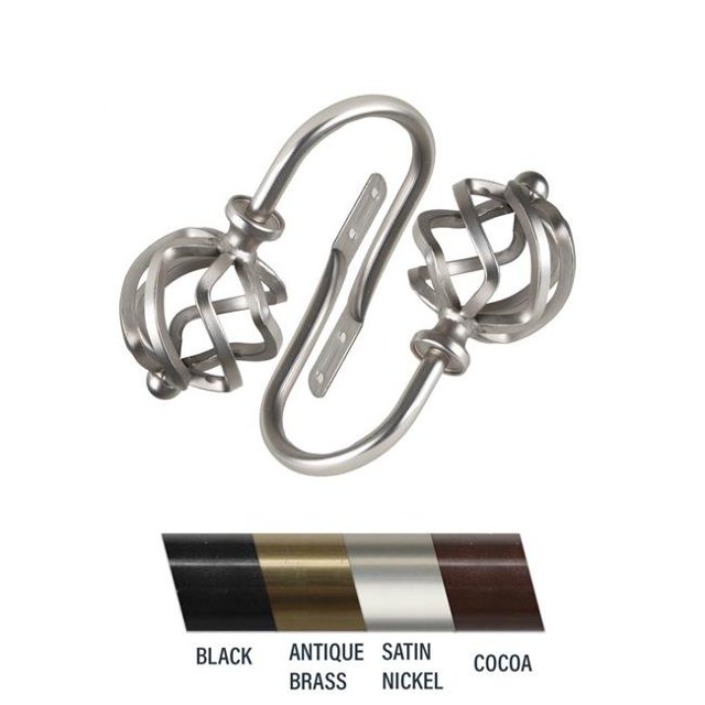 Central Design 4842-035 Giro Holdback&44; Nickel Satiné - Lot de 2