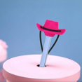 thumbnail image 2 of Lanyard Chapeau de Cowboy Housse en Paille de Silicone - Réutilisable pour Tasses, 2 of 6