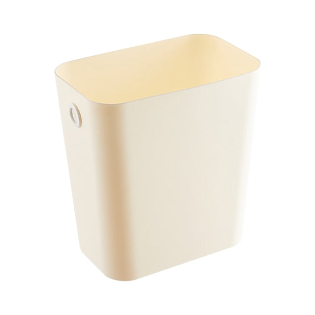 Chmadoxn Poubelle, Poubelle Rectangulaire à Dessus Ouvert, Bac à Déchets Adapté à la Maison, Salle de Bain, Cuisine, Chambre, Bureau, Bac à Déchets Moderne en Plastique, Poubelle