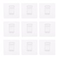 thumbnail image 1 of 24Pcs Self Adhesive Shelf Supports Punch Free Shelf Pegs, 1 of 8