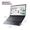 thumbnail image 4 of Lenovo IdeaPad 1 15.6 Pouces FHD Portable, AMD Ryzen 3 7320U, AMD Radeon Graphics, 4 Go LPDDR5 RAM, 1 To SSD, HDMI, Windows 11 Famille, WIFI 6, Dolby Audio, Copilote, Bleu Abyssal, 4 of 5