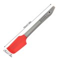 thumbnail image 3 of Spatule à Gâteau en Silicone Résistante à la Chaleur Racloir en Caoutchouc Crème Antiadhésif Spatule de Cuisine en Silicone Racloir en Caoutchouc Ustensile pour Mélanger Cuisson, Rouge, 3 of 8