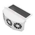 thumbnail image 1 of Solar Powered Car Cooler, 3 Fans Car Exhaust Ventilation Fan Energy Saving Easy To Install Large Wide Angle   For Cars, 1 of 8