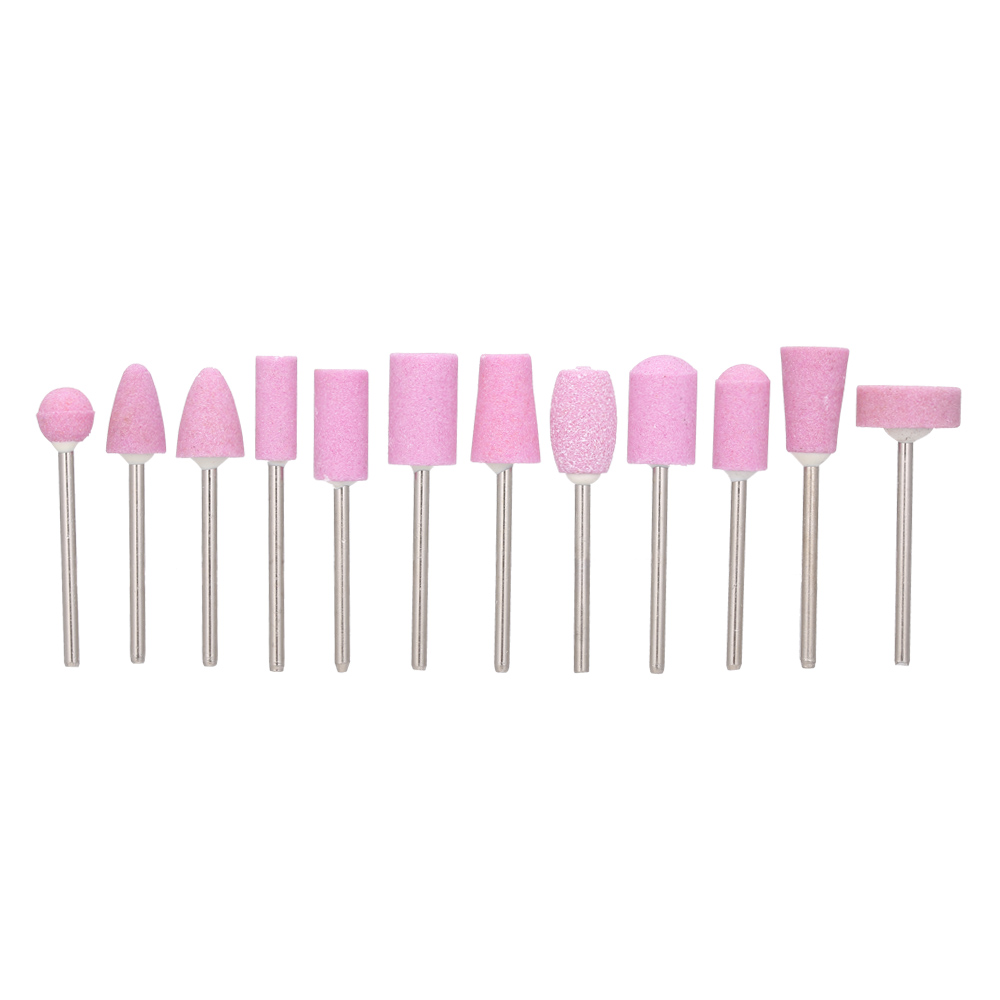 Amdohai Ensemble de 12 Pcs de Perceuse à Ongles en Quartz Outils de Manucure