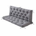 thumbnail image 1 of relayinert Swing Cushion, Cushion, Chair Replacement, Soft For Balcony With Tray dark gray 150*100*10cm, 1 of 6