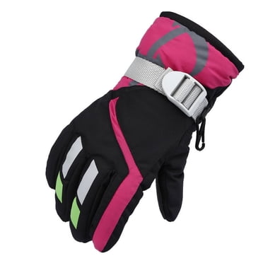 jovati Gants d'Hiver pour Enfants Garçons Filles Neige Mitaines Coupe-Vent Sports de Plein Air Ski