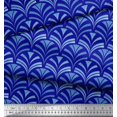 thumbnail image 2 of Soimoi Viscose Chiffon Fabric Scales Geometric Print Sewing Fabric Yard 42 Inch Wide, 2 of 3