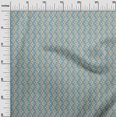 thumbnail image 3 of oneOone Viscose Chiffon Blue Fabric Asian Kilim Sewing Material Print Fabric By The Yard 42 Inch Wide, 3 of 5