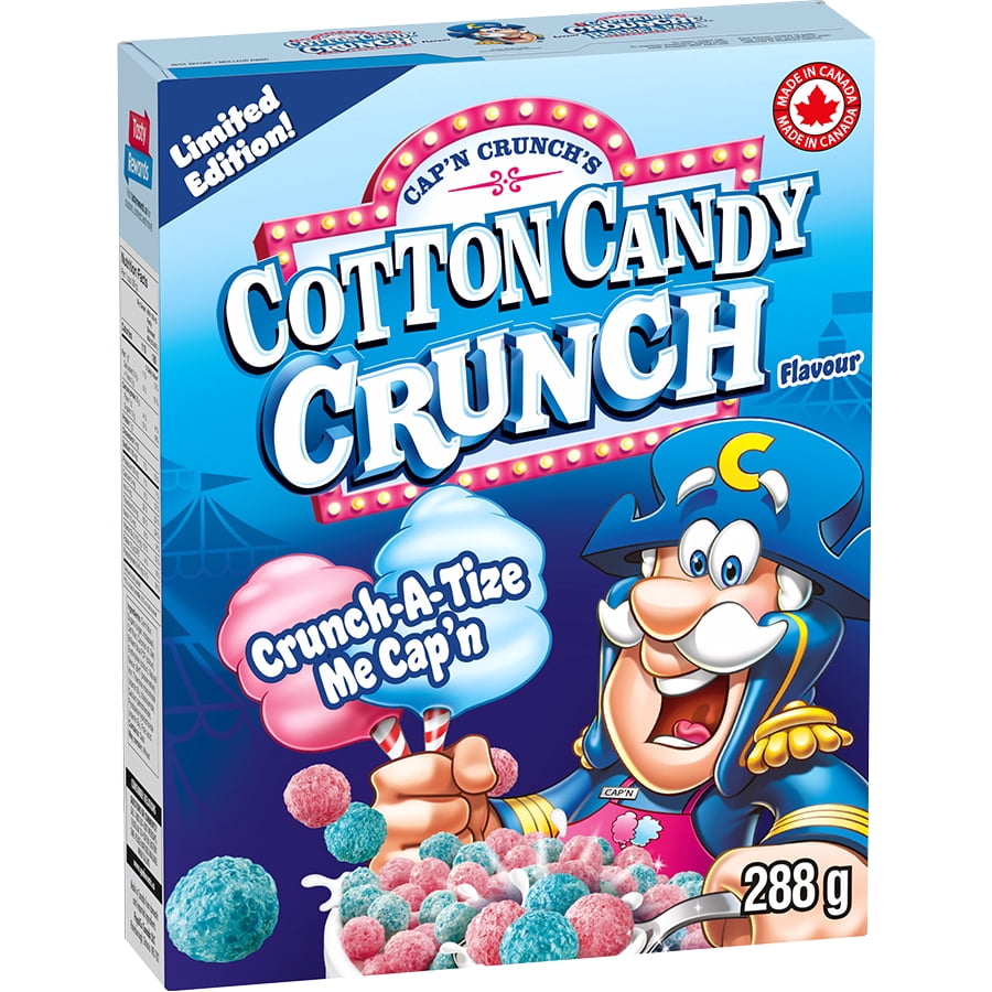 Cap’n Crunch’s Cotton Candy Crunch Flavour Cereal