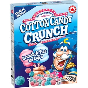 Cap’n Crunch’s Cotton Candy Crunch Flavour Cereal