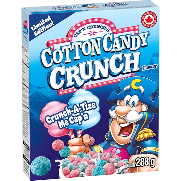 Cap’n Crunch’s Cotton Candy Crunch Flavour Cereal