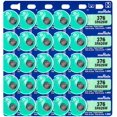 thumbnail image 1 of Murata 376 SR626W Battery 1.55V Silver Oxide Watch Button Cell (25 Batteries), 1 of 5