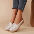 thumbnail image 3 of Dakaela Womens Mules Casual Slip on Loafers Round Toe Low Wedge Work Shoes Backless Walking Slides, 3 of 8