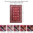thumbnail image 2 of JV Home Tapis Napoli Rouge 4'x6' Tapis Lavable Antidérapant, 2 of 8