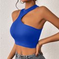 thumbnail image 3 of LSLJS Fashion Women Sleeveless Garment Comfortable Breathable Round-Neck Blouses Tops, Womens Tank Tops, 3 of 5