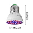 thumbnail image 2 of Lampe pour Plantes à DEL E27 48 Perles Gobelet pour Plantes Rouge Bleu Spectre Lampe de Croissance pour Plantes, 2 of 6