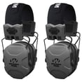 thumbnail image 1 of Walker's XCEL 500BT Electronic Hearing Protection Earmuffs, Gray (2 Pack), 1 of 11