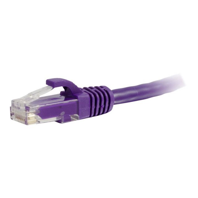 C2G 4ft Cat6a Snagless Unshielded (UTP) Network Patch Ethernet Cable-Purple - Patch cable - RJ-45 (M) to RJ-45 (M) - 4 ft - UTP - CAT 6a - molded, snagless, stranded - purple