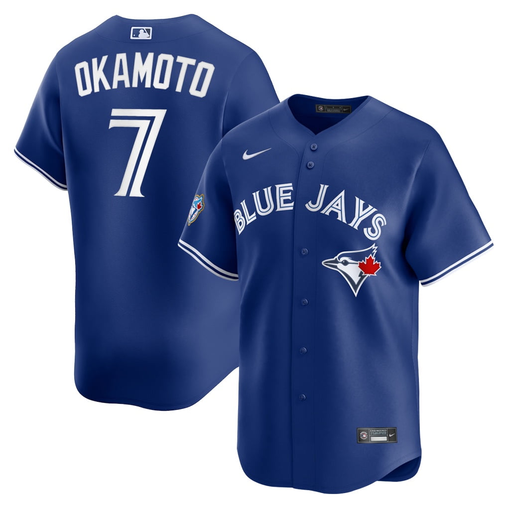 Men's Toronto Blue Jays Nike 50th Anniversary Kazuma Okamoto