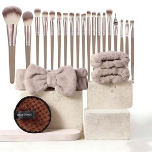 EGNMCR Complete Set Of Beginner Beauty Tools For Makeup Brushes makeup brush set