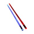 thumbnail image 3 of Tachiuwa 2 Pcs Bâtons de Tambour Lumineux Classique pour Exercice Batteur Enfants Rouge et Bleu, 3 of 9