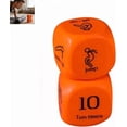 thumbnail image 1 of CREATITOY 2 Pcs Fitness Dice - 6-Sided Exercise Dice for Home Gym Workouts, 1 of 7