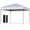 White, variant on Costway 10 X 10 FT Pop up Canopy Tent with Portable Carrying Bag 8 Stakes 4 Wind Ropes